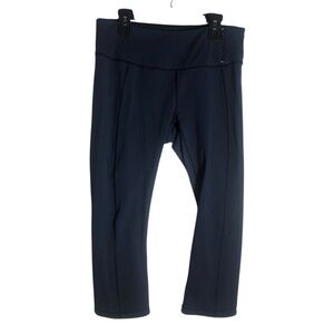 Calia blue mid rise compression cropped leggings Sz Medium